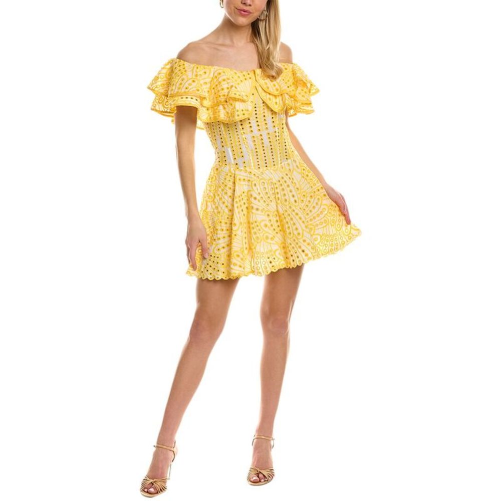Beulah Eyelet Mini Dress (Charo Ruiz Ibiza Inspired)